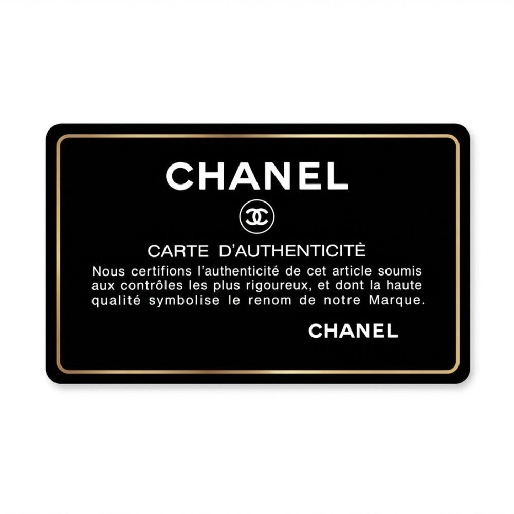 Chanel 31 Rue Cambon Canvas Pouch — Beige / Gold Logo - Picture 7 of 8